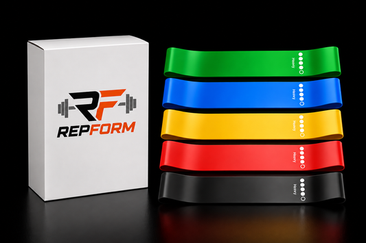 RepForm™ 5-Band Resistance Set | Build Strength. Move Better. Train Anywhere.