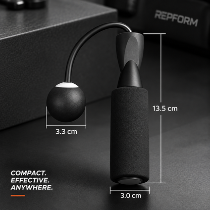 RepForm™ Dual Jump Rope | Cardio & Strength Training Without the Space
