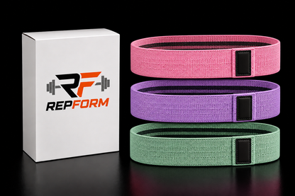 RepForm™ Resistance Band Set | Stretch, Strengthen & Sculpt — 3 Levels