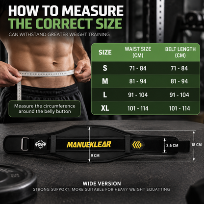 RepForm™ Weightlifting Belt | Portable Lumbar Support for Strength & Cross Training